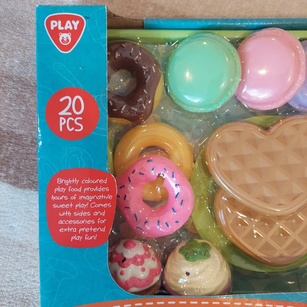 Playgo Sweet Treats Selection Play Food Set Bakery Dessert Toy Ages 24M+